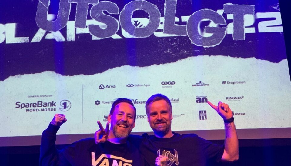 AVLYST. Blåfrost 2022 ble utsolgt på bare 10 minutter i oktober, til festivalsjef Øivind Holthe og konferansier Tarjei Strøms glede. Nå er det klart at festivalen i februar dessverre må avlyses. AVLYST. Blåfrost 2022 ble utsolgt på bare 10 minutter i oktober, til festivalsjef Øivind Holthe og konferansier Tarjei Strøms glede. Nå er det klart at festivalen i februar dessverre må avlyses. Foto: Blåfrost
