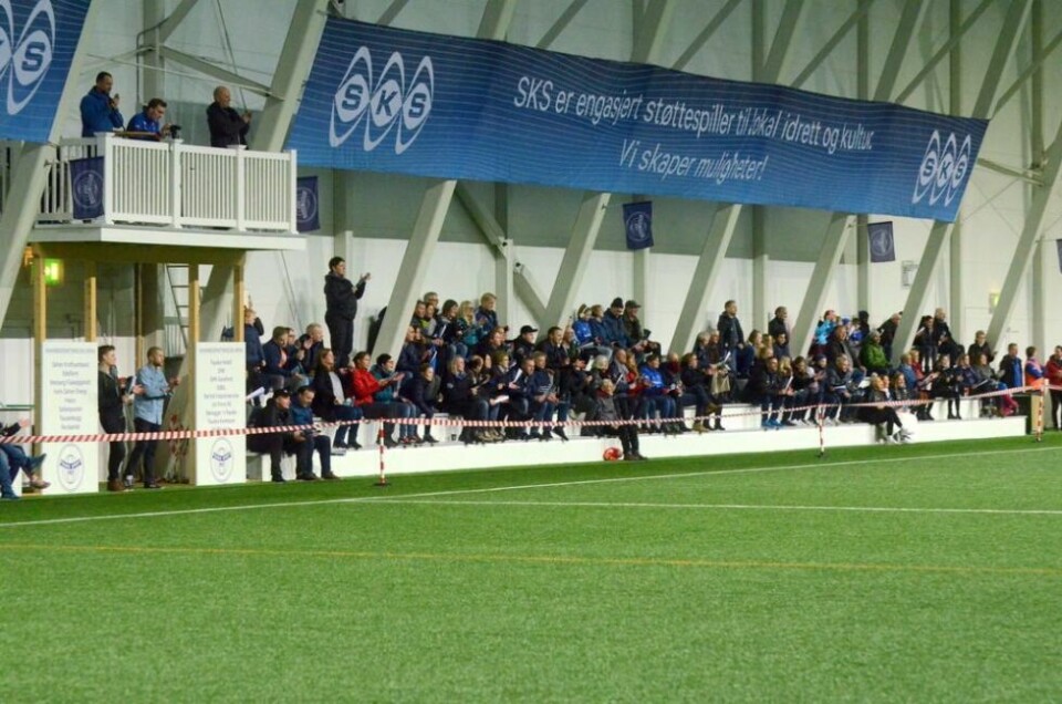 FINALEARENA. De neste tre sesongene skal samtlige kretsfinaler i Nordland fotballkrets spilles i SKS Arena på Fauske. FINALEARENA. De neste tre sesongene skal samtlige kretsfinaler i Nordland fotballkrets spilles i SKS Arena på Fauske. Foto: Espen Johansen
