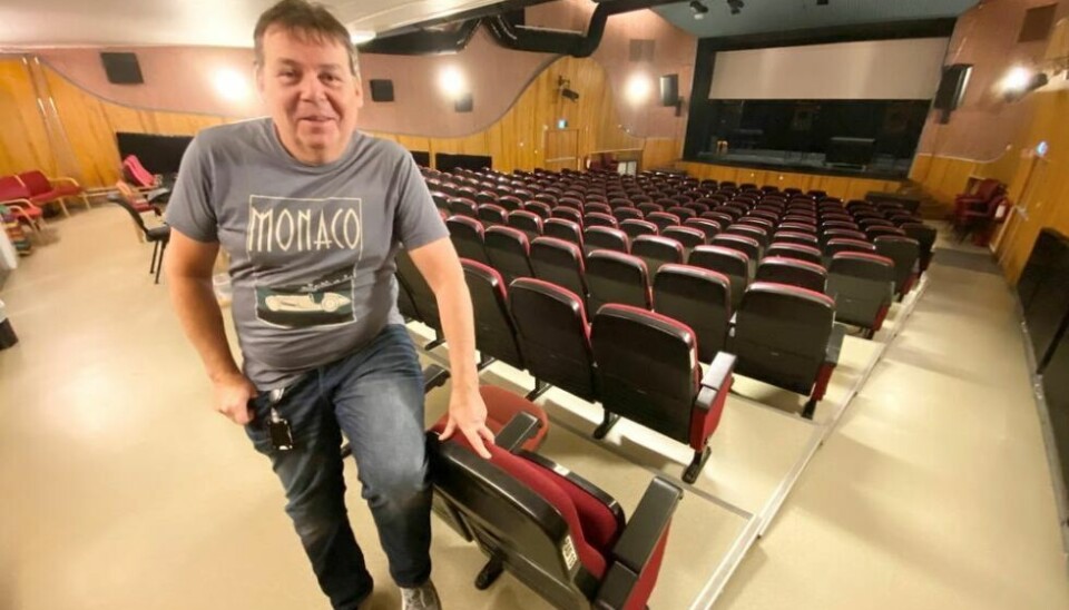 HÅPER. Kino- og arrangementsansvarlig Bjørn Skoglund har et håp om mer moro i salen gjennom året. HÅPER. Kino- og arrangementsansvarlig Bjørn Skoglund har et håp om mer moro i salen gjennom året. Foto: Kenneth Strømsvåg