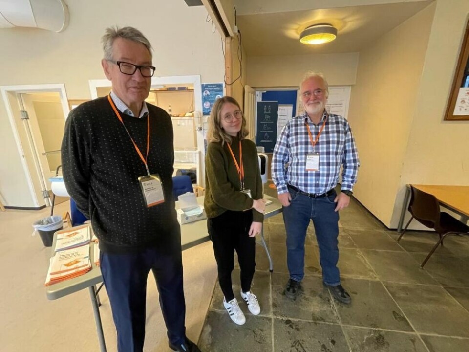 DE SOM STÅR BAK. Det er en stor kollektiv dugnad å gjennomføre et stortingsvalg. Da er de lokale stemmestyrene helt avgjørende. Lars Skjelstad (t.v.), leder Matilde Tostrup og Arnfinn Johansen var på plass for å sørge for at det hele gikk knirkefritt av stabelen på Rognan. DE SOM STÅR BAK. Det er en stor kollektiv dugnad å gjennomføre et stortingsvalg. Da er de lokale stemmestyrene helt avgjørende. Lars Skjelstad (t.v.), leder Matilde Tostrup og Arnfinn Johansen var på plass for å sørge for at det hele gikk knirkefritt av stabelen på Rognan. Foto: Helge Simonsen