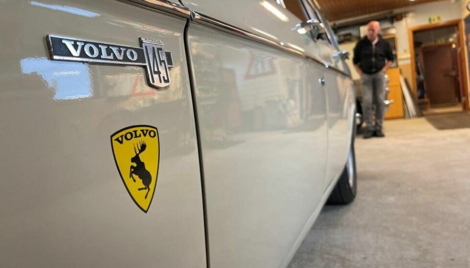 ET SMYKKE. Parets Volvo 145-modell fra 1968 får mye oppmerksomhet når de er ute på bilferie.GLIS. Dag Inge Kosmo gliser om kapp med bilene han og kona Siv har i garasjen som tidligere var kufjøs på gården. Alle foto: Helge SimonsenFORETREKKER LANDET. Dag Inge og Siv stortrives i landlige omgivelser på Kosmo. Her er de med sine egne hunder og datterens hund.'LEKEROM'. Dag Inge bruker mye tid ute i garasjen, spesielt på vinteren.RETRO. Dag Inge og Siv drar gjerne på campingtur med den gamle retro campingvogna de kaller for Lille Persille. Dvergpuddelen Elita er en skikkelig campinghund, forteller Siv. ET SMYKKE. Parets Volvo 145-modell fra 1968 får mye oppmerksomhet når de er ute på bilferie.