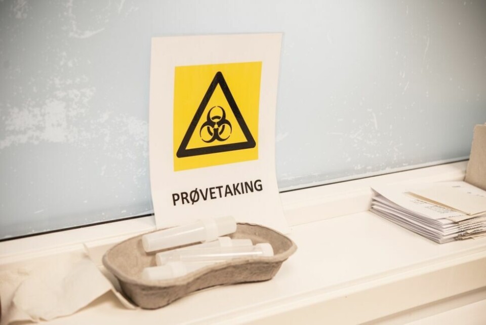 SMITTET. Tre personer i Saltdal har testet positivt på korona-viruset. SMITTET. Tre personer i Saltdal har testet positivt på korona-viruset. Foto: Tarjei Abelsen