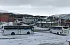 UNNGÅ REISER. For å hjelpe Bodø med å slå ned utbruddet oppfordres det til færrest mulig reiser til Bodø. Tar du buss eller tog anbefales bruk av munnbind. Foto: Sylvia Bredal