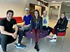 YRKESRETTET. Christian Saad (19), Johann Vollan (19), Aleksandra Vitanova (18), Kasper Barkhald (18) og Charlotte Isaksen (18) går på Saltdal videregående, og har valgt yrkesfaglig retning på videregående. De tar nå påbygning for generell studiekompetanse. Foto: Maria Edvardsen