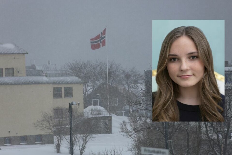 INGEN FLAGG. På grunn av ekstremværet som kommer, vil det ikke se ut som dette på kommunens flaggstang, tross at prinsesse Ingrid Alexandra fyller 17 år. INGEN FLAGG. På grunn av ekstremværet som kommer, vil det ikke se ut som dette på kommunens flaggstang, tross at prinsesse Ingrid Alexandra fyller 17 år. Foto: Bjørn L. Olsen/Det kongelige slott