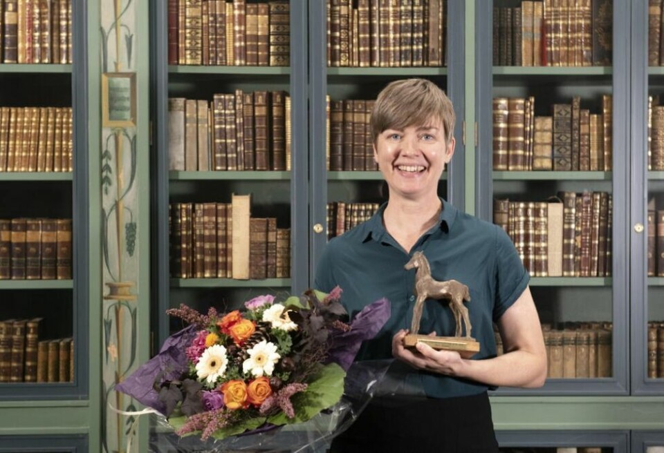 PRIS. Gøril Eldøen fra Rognan har fått en av årets Bastianpriser for oversettelsen av franske Virginie Despentes' Vernon Subutex. PRIS. Gøril Eldøen fra Rognan har fått en av årets Bastianpriser for oversettelsen av franske Virginie Despentes' Vernon Subutex. Foto: Olv Urdahl