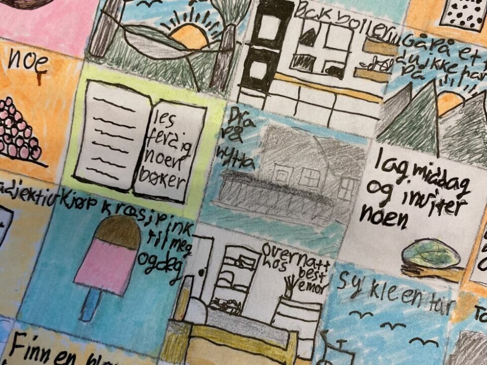 En aktivitetsbingo kan alle lage, og er noe man kan ha hele året. En aktivitetsbingo kan alle lage, og er noe man kan ha hele året. Foto: Eva S. Winther