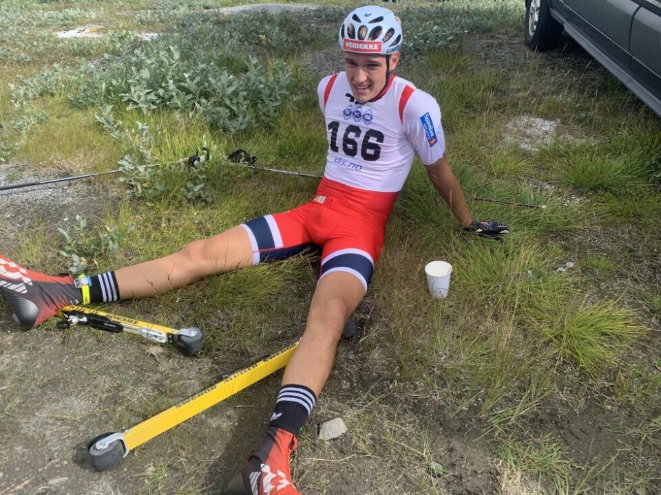 Vebjørn Moen fra Tverlandet tok seg helt ut opp til Jakobsbakken men var full av lovord om Indre Saltens nye rulleskirenn. - Herlig! Trenger ikke Lysebotn opp når vi bare kan dra til Sulis, sier han. Vebjørn Moen fra Tverlandet tok seg helt ut opp til Jakobsbakken men var full av lovord om Indre Saltens nye rulleskirenn. - Herlig! Trenger ikke Lysebotn opp når vi bare kan dra til Sulis, sier han. Foto: Espen Johansen