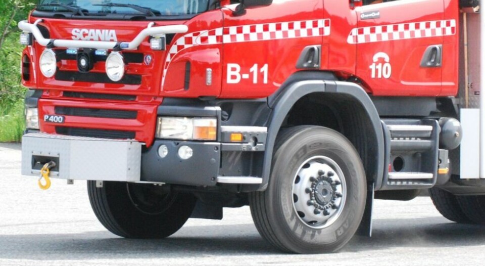 Brannbil illustrasjon Brannbil illustrasjon