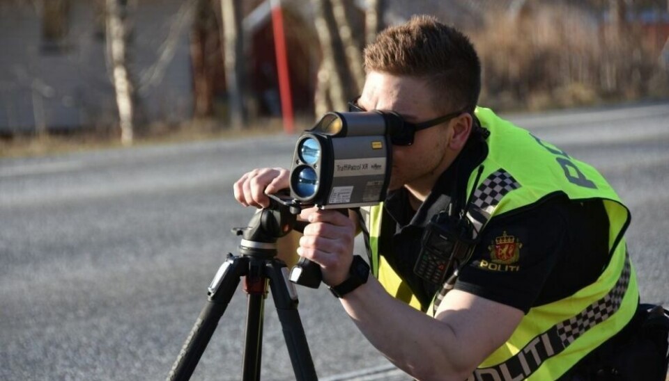 UP var på Storjord i dag og stoppet mange i 70-sonen. UP var på Storjord i dag og stoppet mange i 70-sonen. Foto: Arkiv