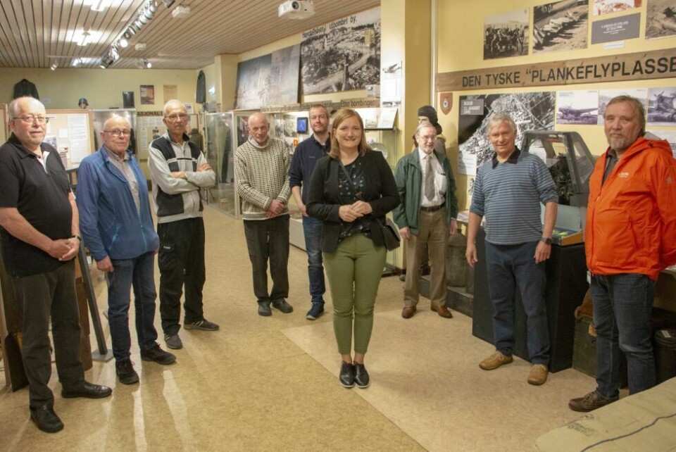 Her i fra Ida Pinnerøds besøk i dag ved Bodø krigshistoriske museum. Her i fra Ida Pinnerøds besøk i dag ved Bodø krigshistoriske museum. Foto: Alexander Ramberg