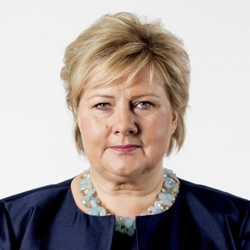 Statsminister Erna Solberg holder pressekonferanse til barna i dag. Statsminister Erna Solberg holder pressekonferanse til barna i dag. Foto: Thomas Haugersveen