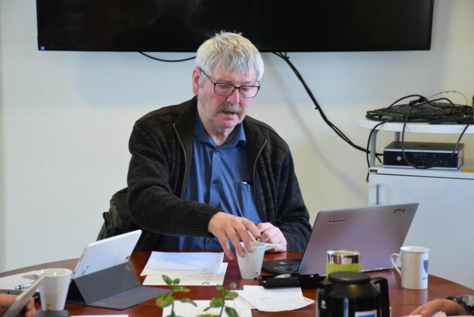 Tor Ankjell (Ap) er leder i driftsutvalget i Sørfold kommune. Her fra møtet 20/3 Tor Ankjell (Ap) er leder i driftsutvalget i Sørfold kommune. Her fra møtet 20/3 Foto: Eva S. Winther