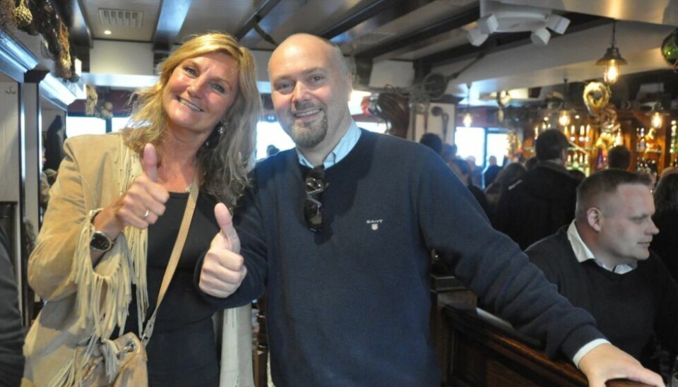 Stig Otto Nilsen og nestkommanderende Trine Nøvik i Stadssalg. Stig Otto Nilsen og nestkommanderende Trine Nøvik i Stadssalg. Foto: Arkivfoto: Sylvia Bredal