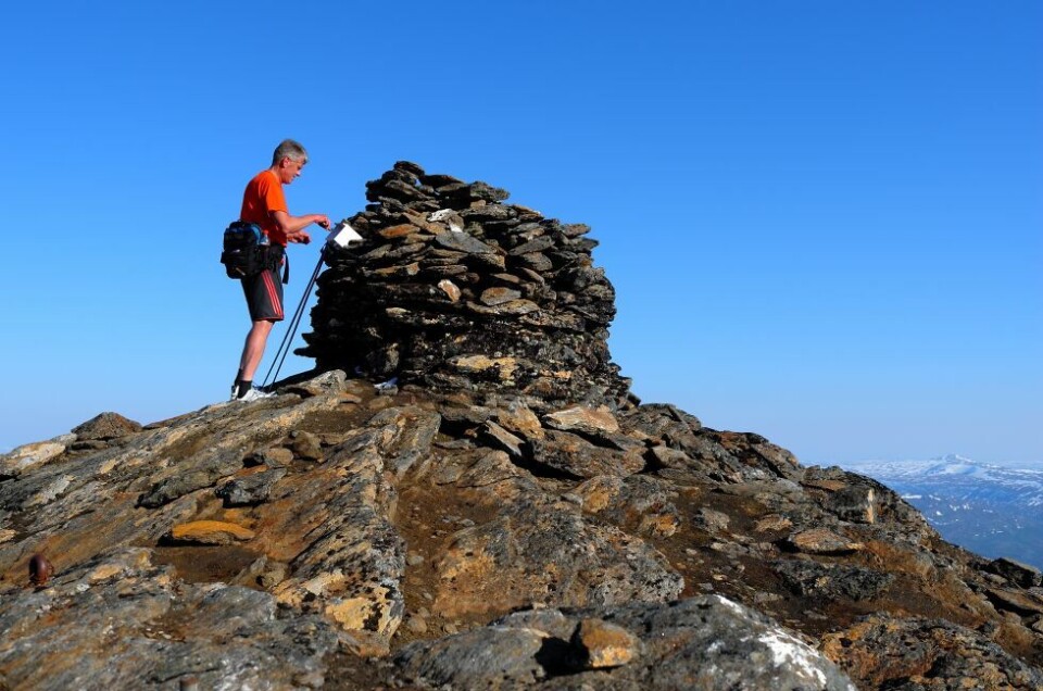 Solvågtind er en populær, men krevende topptur i Saltdal. Solvågtind er en populær, men krevende topptur i Saltdal. Foto: Otto Teksum Lund