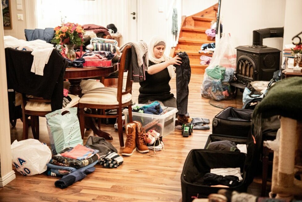 Nadia, og resten av familien på seks, som ble rammet av brannen på Vestmyra forrige helg, har møtt stor omsorg fra lokalsamfunnet. Nadia, og resten av familien på seks, som ble rammet av brannen på Vestmyra forrige helg, har møtt stor omsorg fra lokalsamfunnet. Foto: Tarjei Abelsen