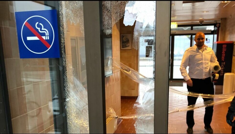 Fauske jernbanestasjon er et av stedene hvor mannen i 30-årene begikk hærverk. Fauske jernbanestasjon er et av stedene hvor mannen i 30-årene begikk hærverk. Foto: -