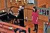 VAKKER KONSERT. Sangeren Anne Vada sammen med organist Hildur Eli Gryt holdt en vakker vårkonsert i Misvær kirke tirsdag 7. mai. Alle foto: Lars Olav Handeland