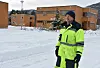 ET ÅRS TID. Einar Lund har fine arbeidsdager i Fredheim boligpark som ble påbegynt for ett år tilbake. - Jeg kjører mellom Fauske og Saltdal fremdeles, men flytter inn i den ene eneboligen her etter hvert. Bak ham er internathusene som Lund tenker å dele opp i leiligheter med hybler. Alle foto: Sylvia Bredal