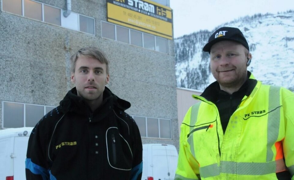 VIL BLI ENIG. Daglig leder Carl Christian Moland, her med gründeren Pål Kenneth Strøm, er innstilt på å løse konflikten med Saltdal kommune gjennom forhandlinger. - Det er to sider av enhver sak, sier han til Saltenposten. Arkivfoto: Maria Trondsen VIL BLI ENIG. Daglig leder Carl Christian Moland, her med gründeren Pål Kenneth Strøm, er innstilt på å løse konflikten med Saltdal kommune gjennom forhandlinger. - Det er to sider av enhver sak, sier han til Saltenposten. Arkivfoto: Maria Trondsen