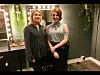 Elisabeth Rendall (t.v.) og hennes lærling, Ellen-Kristine Helmersen, ble begge nominert til sine respektive titler i fjor, som de stakk av med i år. Foto: Coma Frisør