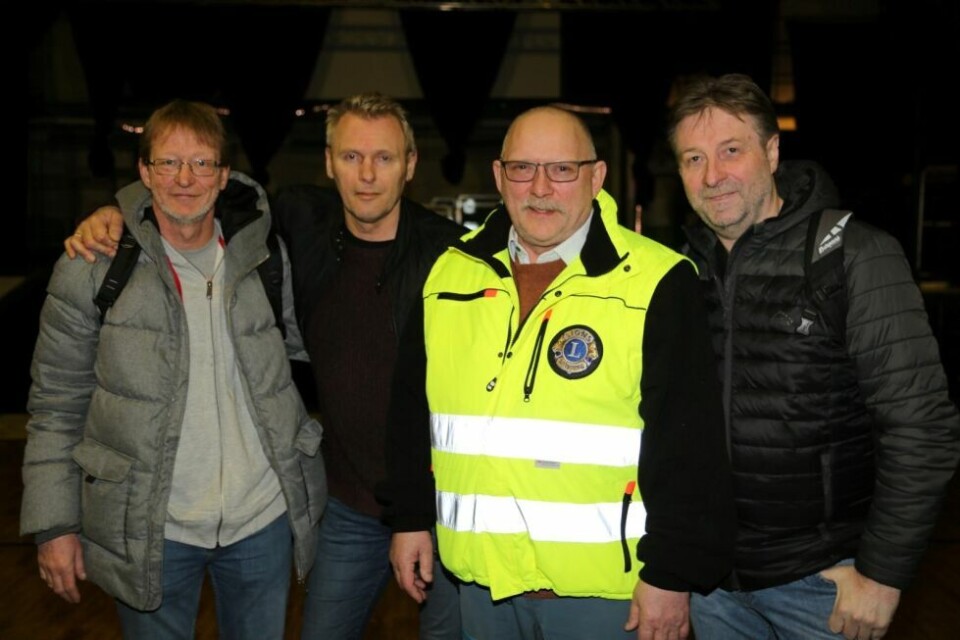 GAMMELPOP. Geir Skjærstad, Tore Nymo, Gunder Nordås og Jan Ingvar Johnsen i Lions Club Saltdal arrangerer Gammelpop-Aften neste lørdag i Slipen i Saltdal. Snippen Shakers skal spille. GAMMELPOP. Geir Skjærstad, Tore Nymo, Gunder Nordås og Jan Ingvar Johnsen i Lions Club Saltdal arrangerer Gammelpop-Aften neste lørdag i Slipen i Saltdal. Snippen Shakers skal spille. Foto: Kurt Tverli