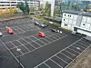 Ny parkeringsplass ved hovedinngangen. Den er forbeholdt pasienter/pårørende/besøkende. Foto: Nordlandssykehuset