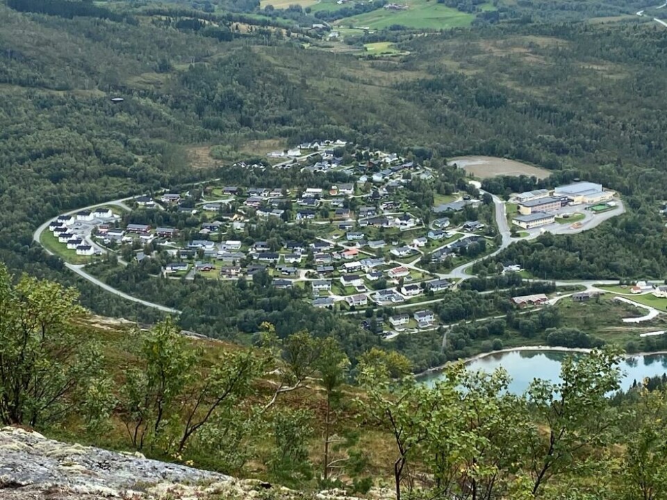 Tomtene i Askveien ligger nede til venstre i dette boligområdet. Arkivfoto Tomtene i Askveien ligger nede til venstre i dette boligområdet. Arkivfoto