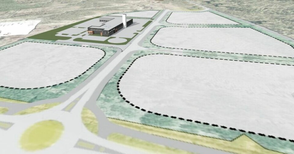 ÅPNER OPP. Det skal nå jobbes hardt med å få åpnet opp og etablert de seks tomtene som er planlagt så langt på Krokdalsmyra. Blålysbygget blir liggende som nummer to til venstre etter den nybygde rundkjøringen på Terminalveien. ÅPNER OPP. Det skal nå jobbes hardt med å få åpnet opp og etablert de seks tomtene som er planlagt så langt på Krokdalsmyra. Blålysbygget blir liggende som nummer to til venstre etter den nybygde rundkjøringen på Terminalveien. Foto: Fauske kommune