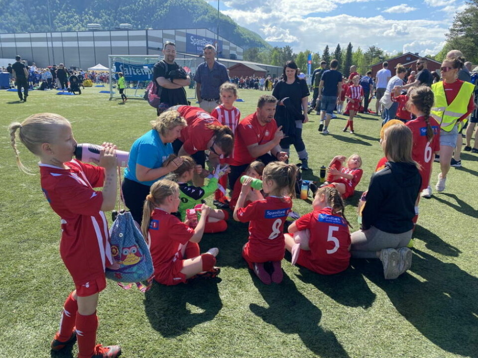 SAMHOLD: Det er viktig med samling etter kamp SAMHOLD: Det er viktig med samling etter kamp Foto: Jan Erling Håkonsen