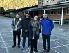 SAMARBEID. Grupperingen Ap, SV, KrF og Rødt har fremlagt et felles listeforslag til konstitueringen i kommunestyret i Saltdal. Fra venstre: Raymond Stolpen (R), Runar Løvdal Jensen (Ap), Sara Isaksen Lundbakk (SV) og Kjell Krüger (KrF).