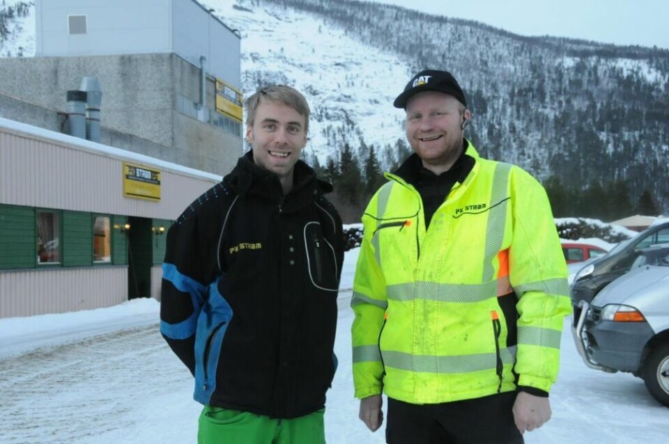 Daglig leder Carl Christian Moland og gründer og transportleder Pål Kenneth Strøm *** Local Caption *** PK Strøm Daglig leder Carl Christian Moland og gründer og transportleder Pål Kenneth Strøm *** Local Caption *** PK Strøm Foto: Maria Trondsen