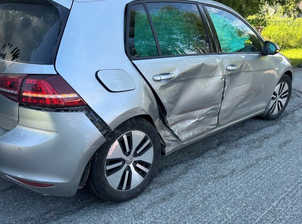 Det er ikke meldt om personskader i forbindelse med trafikkuhellet. Det er ikke meldt om personskader i forbindelse med trafikkuhellet. Foto: Erica Restoften