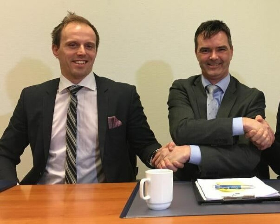 SAMARBEIDER. Ivar Andreas Forn og Roger Øksheim (t.h.) samarbeider i nytt selskap. SAMARBEIDER. Ivar Andreas Forn og Roger Øksheim (t.h.) samarbeider i nytt selskap. Foto: Helge Simonsen Foto: Helge Simonsen