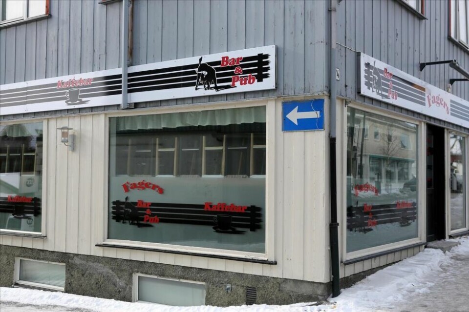 SKJENKEKONTROLL. Kaffebaren på Fagers. SKJENKEKONTROLL. Kaffebaren på Fagers. Foto: Arkiv