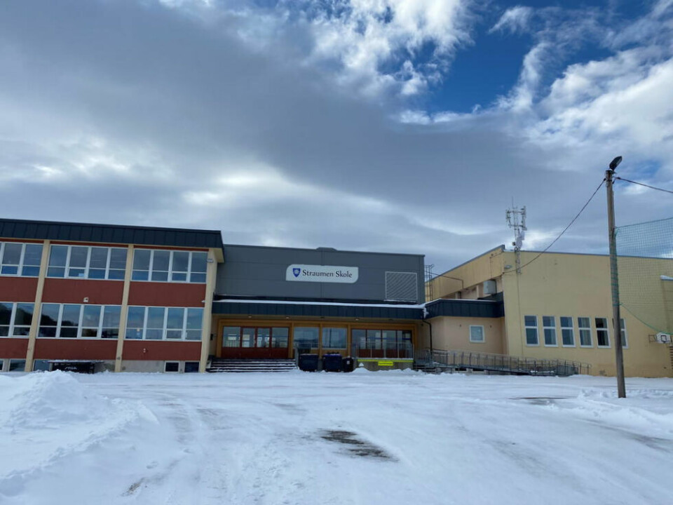 Straumen skole, Sørfold Straumen skole, Sørfold Foto: Eva S. Winther