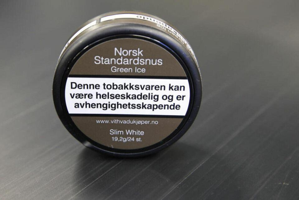 Andelen unge kvinner som snuser øker. Andelen unge kvinner som snuser øker. Foto: Terje Bendiksby