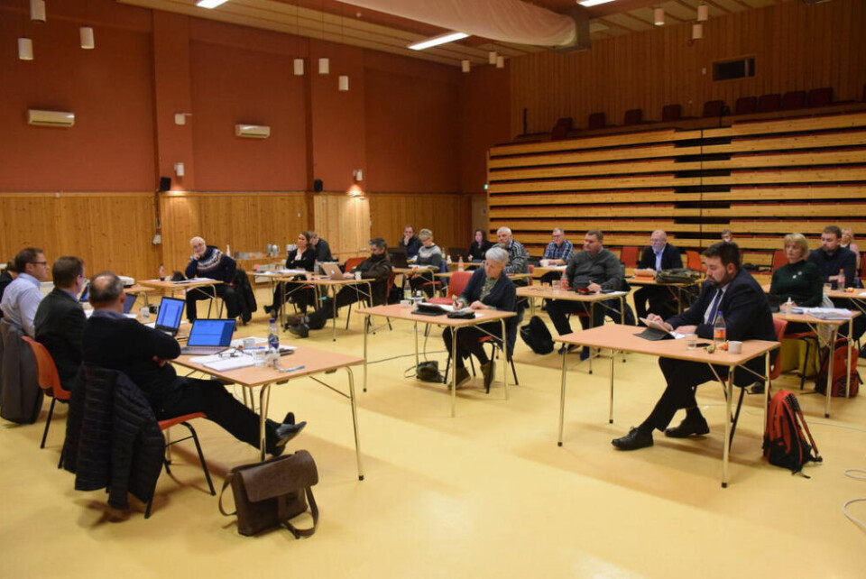 17 STYKKER. Kommunestyret i Sørfold skal være 17 medlemmer også etter valget 2023. 17 STYKKER. Kommunestyret i Sørfold skal være 17 medlemmer også etter valget 2023. Foto: Eva S. Winther