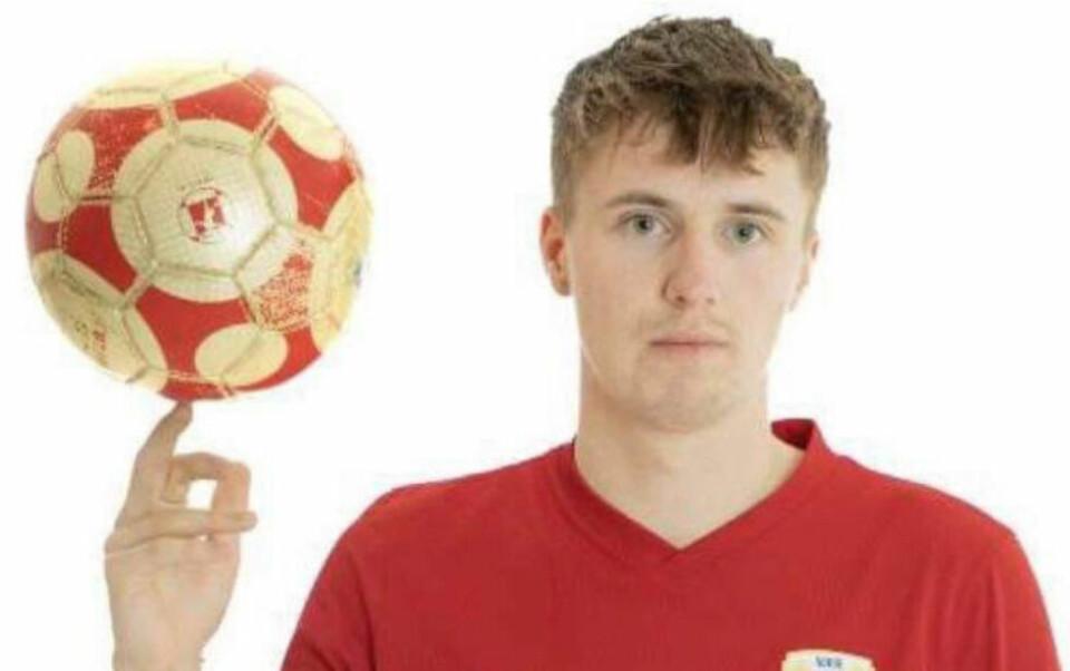 Saltdalingen Richard Johansen Halvorsen, som spiller fotball for Fauske/Sprint, scoret det ene av Norges to mål da Sverige ble slått 2-1 i Åpent nordisk mesterskap i futsal i Sandefjord tirsdag. Saltdalingen Richard Johansen Halvorsen, som spiller fotball for Fauske/Sprint, scoret det ene av Norges to mål da Sverige ble slått 2-1 i Åpent nordisk mesterskap i futsal i Sandefjord tirsdag. Foto: Norges fotballforbund