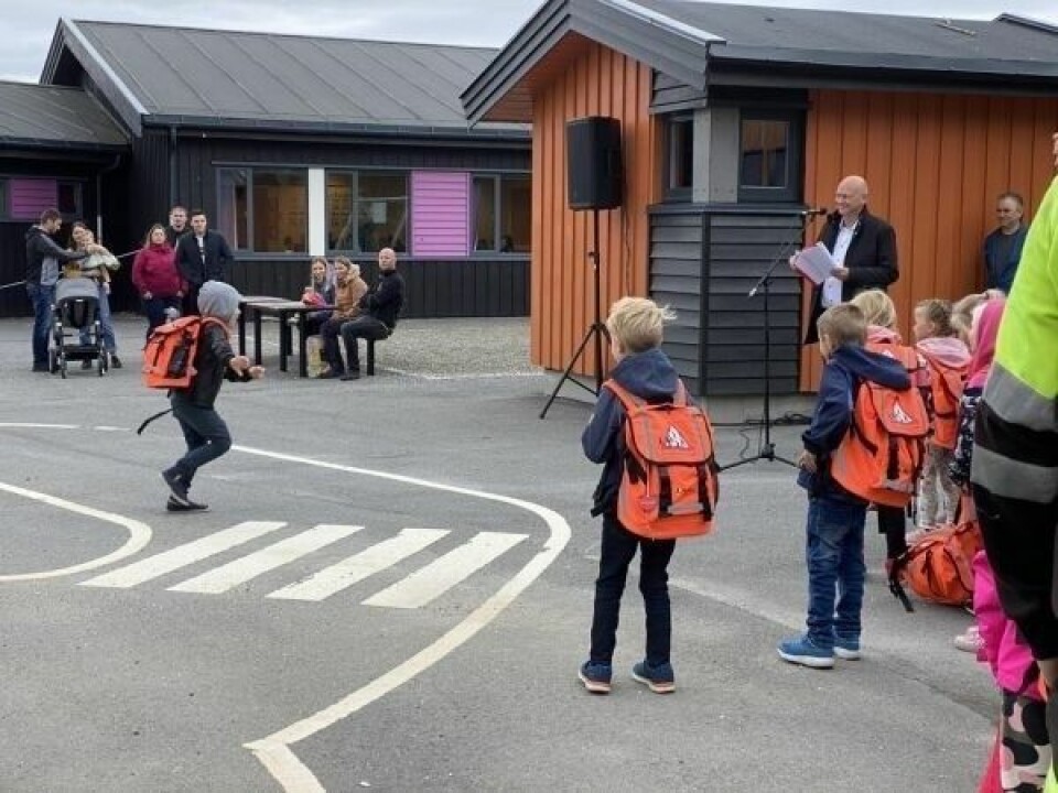 Mandag er det skolestart i Salten. Mandag er det skolestart i Salten. Foto: Eva S. Winther