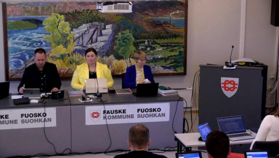 FLERTALLET SA NEI. I likhet med kommunestyret i Sørfold, endte også flertallet i Fauske kommune opp med å stemme nei til å konsekvensutrede etableringen av stålverk og vindpark fra Blastr Green Steel. FLERTALLET SA NEI. I likhet med kommunestyret i Sørfold, endte også flertallet i Fauske kommune opp med å stemme nei til å konsekvensutrede etableringen av stålverk og vindpark fra Blastr Green Steel. Foto: Skjermbilde