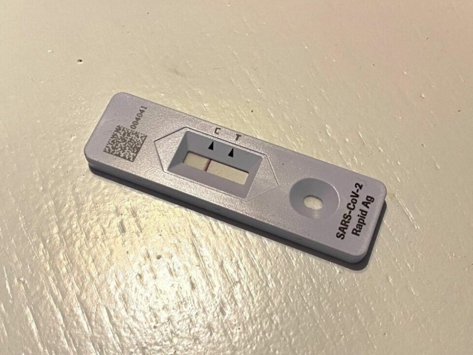 Hurtigtest for korona Hurtigtest for korona Foto: Eva S. Winther