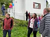Overrasket over høyden. Ordfører Marlen Rendall Berg var overrasket over å se hvor høy bygningene blir. Hun sier at hun ikke hadde sett for seg at nybygget skulle påvirke beboerne i Finneidgata i så stor grad. Foto: Lise Berntzen