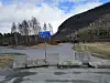 INGEN INNKJØRING. Det går ikke lengre å kjøre inn på rasteplassen på Nerauran. Foto: Robert Jentoft