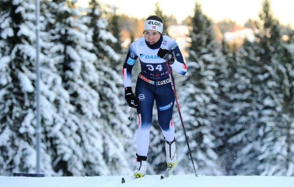 I FORM. Ingrid Mathisen gikk to gode norgescuprenn på Gålå i helga og det var sesongbeste det som Fauske-jenta presterte i Midt-Gudbransdal. I FORM. Ingrid Mathisen gikk to gode norgescuprenn på Gålå i helga og det var sesongbeste det som Fauske-jenta presterte i Midt-Gudbransdal. Foto: Svein Halvor Moe