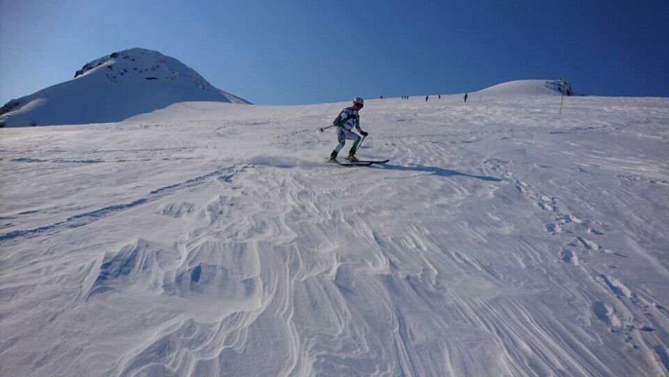 Beiarn er et flott område for både bortoverski og nedoverski. Her fra Beiarn challenge. Beiarn er et flott område for både bortoverski og nedoverski. Her fra Beiarn challenge. Foto: Albmi adventures