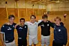 FUTSAL-SPILLERE. Fra venstre Bjørnar Unhjem, Ali Al-Nashi, Richard Halvorsen, Tobias Olsen og Markus Olsen. Foto: Stig Bjørnar Karlsen