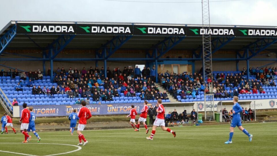 Det er lenge siden Sprint og Saltdalkameratene møttes i seriekamp. Her er de i aksjon i 2014. I august møtes de igjen, da i SKS Arena. Det er lenge siden Sprint og Saltdalkameratene møttes i seriekamp. Her er de i aksjon i 2014. I august møtes de igjen, da i SKS Arena. Foto: Espen Johansen