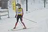Marie Risvoll Amundsen ble kretsmester på Seljeåsen skistadion lørdag. Hun vant med over tre minutter til nummer to, og var bare minuttet bak senioren Ingrid Mathisen etter 10 kilometer. Foto: Espen Johansen