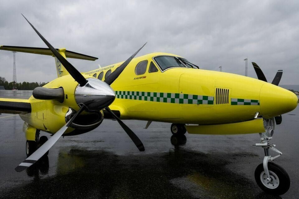 FLYR IGJEN. Feilen på Babcocks Beechcraft King Air-fly er identifisert. FLYR IGJEN. Feilen på Babcocks Beechcraft King Air-fly er identifisert. Foto: Babcock